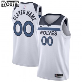 Minnesota Timberwolves Trikot Benutzerdefinierte 2020-2021 Nike Association Edition Swingman - Kinder